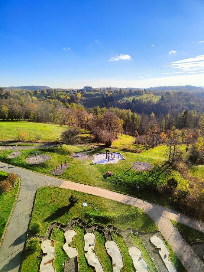 Apartment Harzfeuer Mit Wunderbarem Ausblick Und Schwimmbad Braunlage Exterior foto