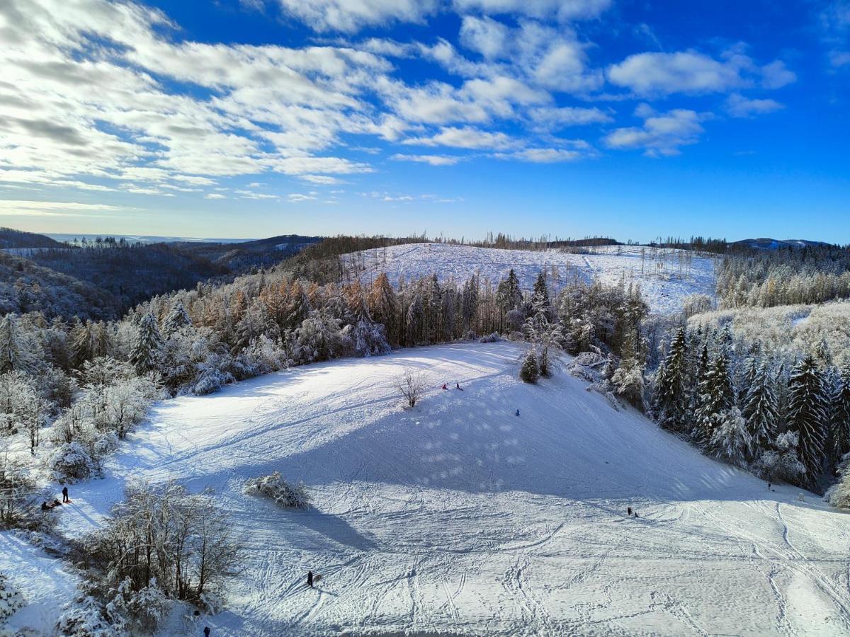 Apartment Harzfeuer Mit Wunderbarem Ausblick Und Schwimmbad Braunlage Exterior foto